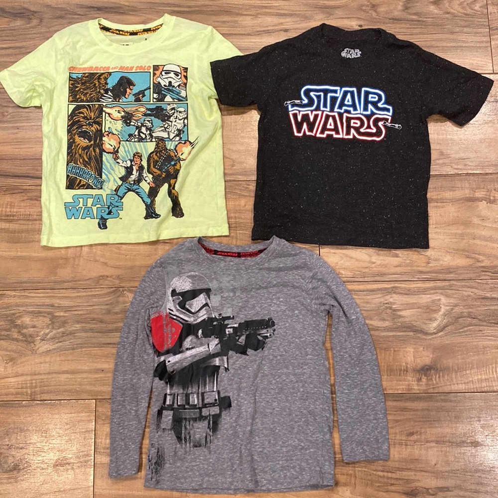 Star Wars Boys T-shirt Bundle Of 3.